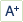 larger text tool icon